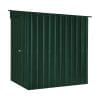 Lean To Shed 5x8 - Green Metal Lotus - Image 4