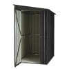 Lean To Shed 4x6 - Anthracite Grey Metal Lotus - Image 2