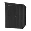 Lean To Shed 5x8 - Anthracite Grey Metal Lotus