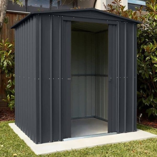Metal Shed 6x3 - Anthracite Grey Lotus