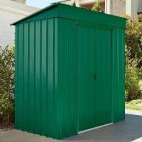 Metal Shed 8x4 - Green Pent Lotus