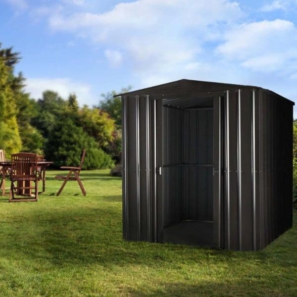 Metal Shed 6x4 - Anthracite Grey Lotus