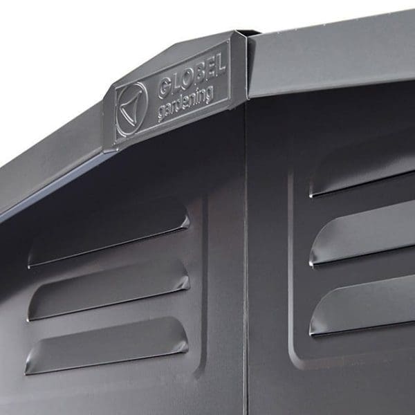 Metal Shed 8x3 - Anthracite Grey Lotus - Image 5