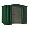 Metal Shed 8x3 - Green Lotus - Image 2