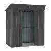 Metal Shed 8x4 - Anthracite Grey Pent Lotus - Image 3