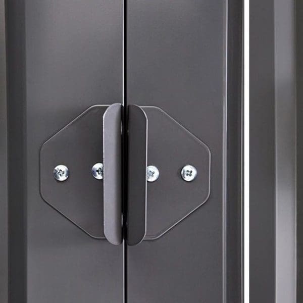 Metal Shed 8x5 - Anthracite Grey Lotus - Image 5