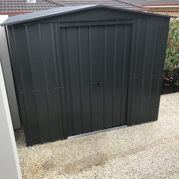 Metal Shed 8x5 - Anthracite Grey Lotus - Image 3