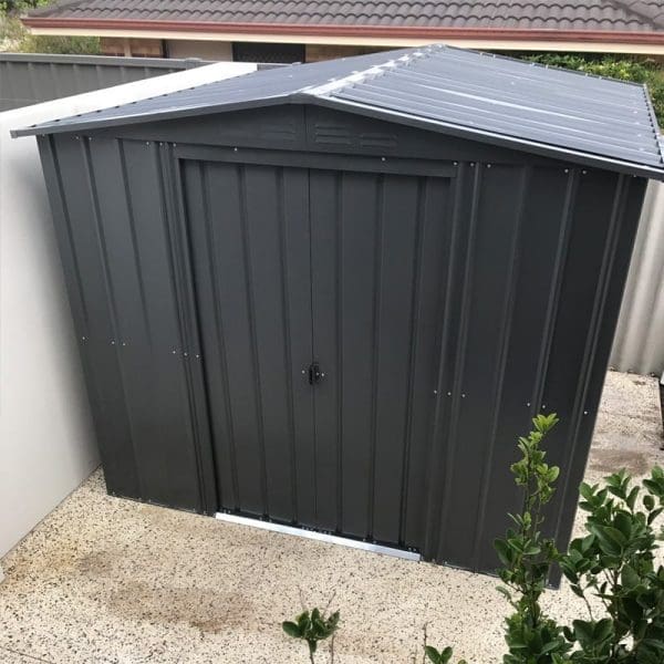 Metal Shed 8x6 - Anthracite Grey Lotus - Image 2