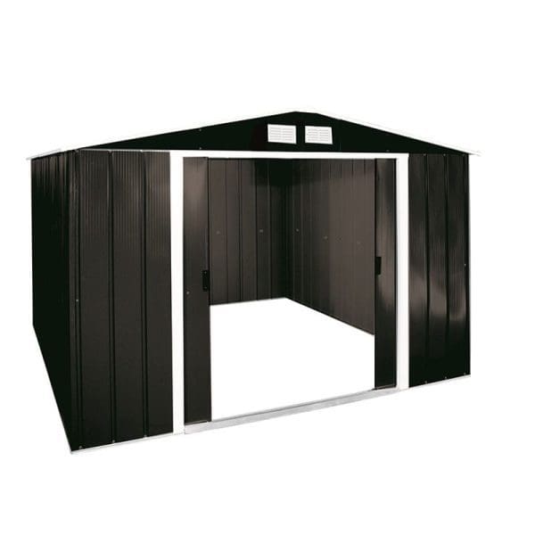 Metal Shed 10x8 - Sapphire Anthracite Grey - Image 2