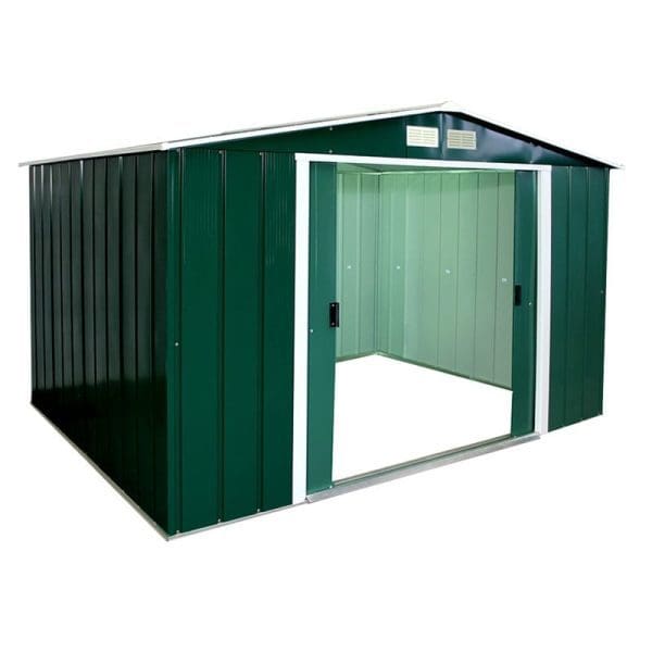 Metal Shed 10x10 - Sapphire Green