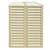 Plastic Shed 8x5 - Saffron Vinyl - Image 4