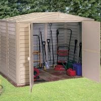 Plastic Shed 8x5 - Saffron Vinyl