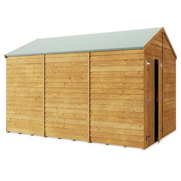 Overlap 12x8 Windowless Apex Shed - Image 2