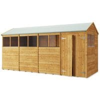 Overlap 16x6 Windowed Apex Shed
