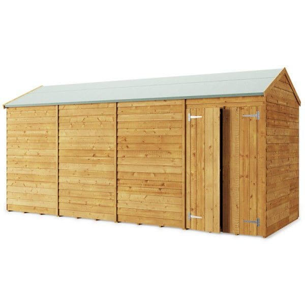 Overlap 16x6 Windowless Apex Shed