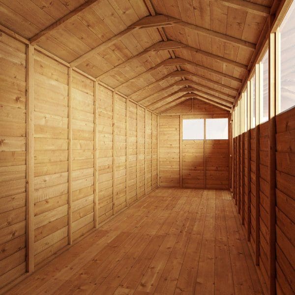 Overlap 16x6 Windowed Apex Shed - Image 3