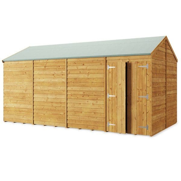 Overlap 16x8 Windowless Apex Shed