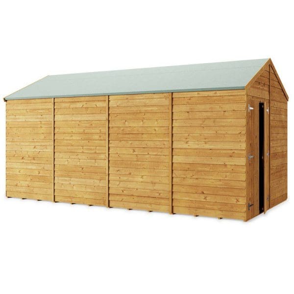 Overlap 16x8 Windowless Apex Shed - Image 2