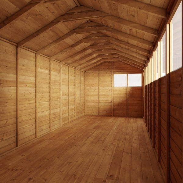 Overlap 16x8 Windowed Apex Shed - Image 3
