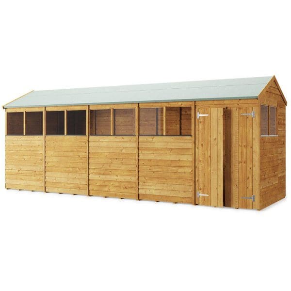 Overlap 20x6 Windowed Apex Shed
