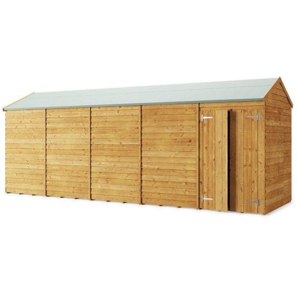 Overlap 20x6 Windowless Apex Shed