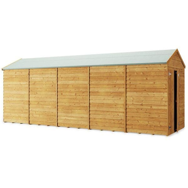 Overlap 20x6 Windowless Apex Shed - Image 2