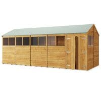 Overlap 20x8 Windowed Apex Shed