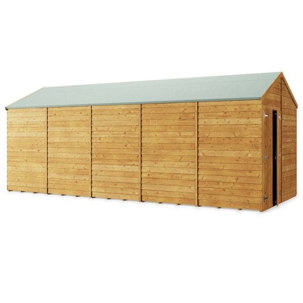 Overlap 20x8 Windowless Apex Shed - Image 2