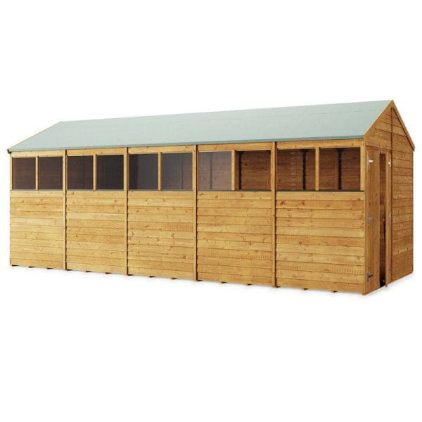 Overlap 20x8 Windowed Apex Shed - Image 2