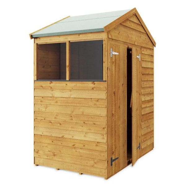 Overlap 4x6 Windowed Apex Shed - Image 3