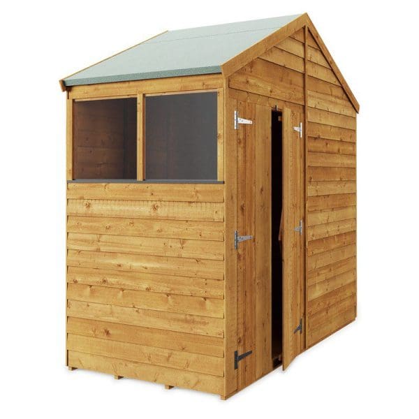 Overlap 4x8 Windowed Apex Shed