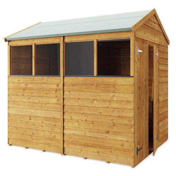 Overlap 8x6 Windowed Apex Shed - Image 2