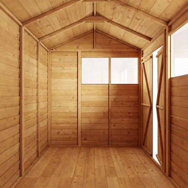Overlap 8x6 Windowed Apex Shed - Image 3