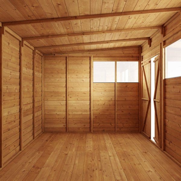 Overlap 10x8 Windowed Pent Shed - Image 3