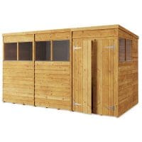 Overlap 12x6 Windowed Pent Shed