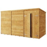 Overlap 12x6 Windowless Pent Shed