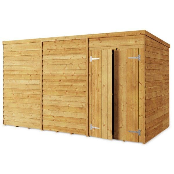 Overlap 12x6 Windowless Pent Shed