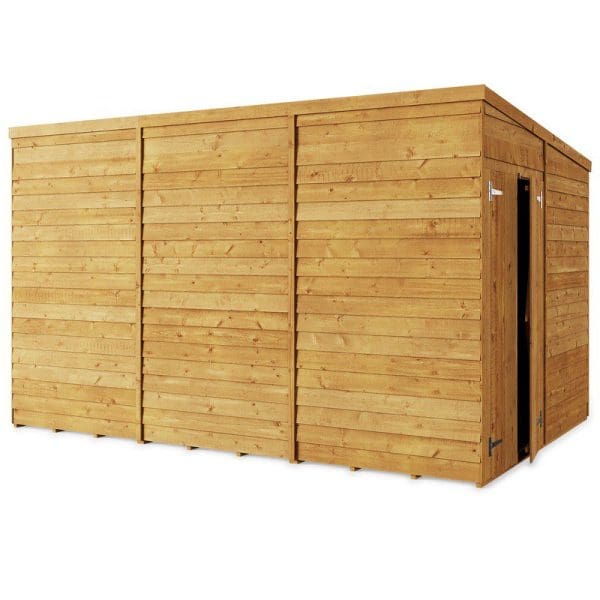 Overlap 12x8 Windowless Pent Shed - Image 2