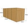 Overlap 16x6 Windowless Pent Shed - Image 3