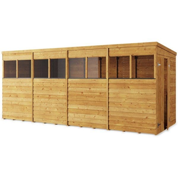 Overlap 16x6 Windowed Pent Shed - Image 2