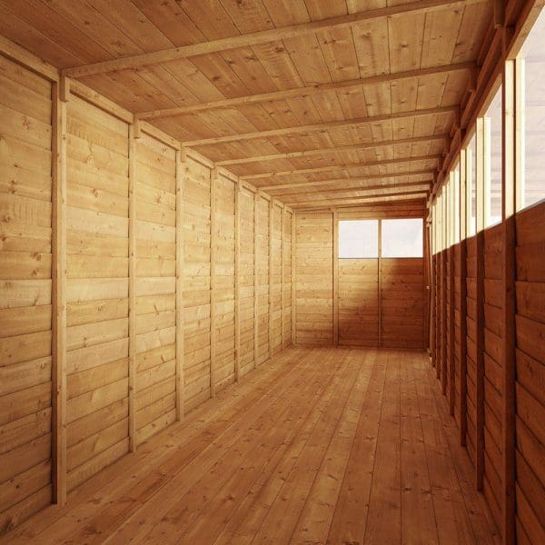 Overlap 16x6 Windowed Pent Shed - Image 3