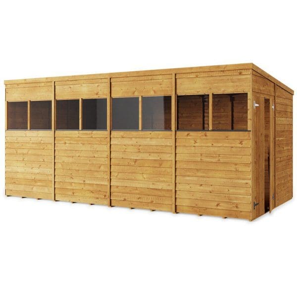 Overlap 16x8 Windowed Pent Shed - Image 2