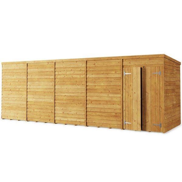 Overlap 20x6 Windowless Pent Shed
