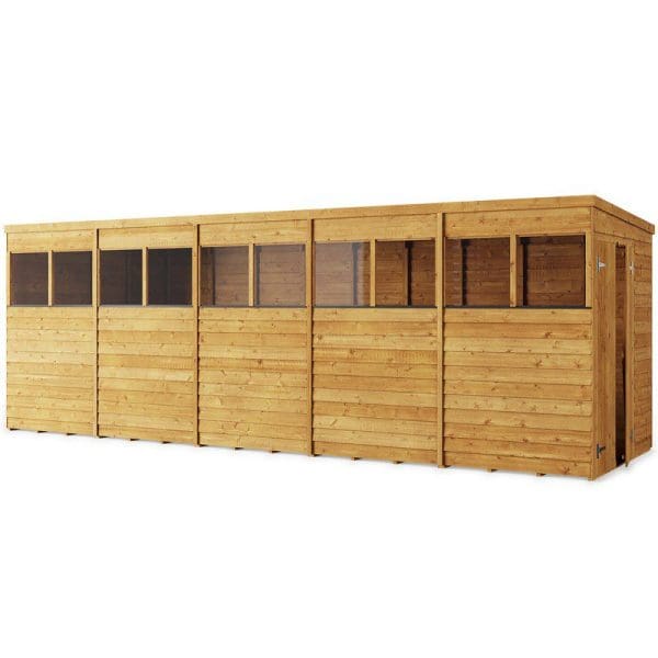 Overlap 20x6 Windowed Pent Shed - Image 2