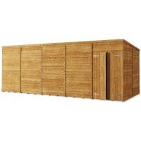 Overlap 20x8 Windowless Pent Shed