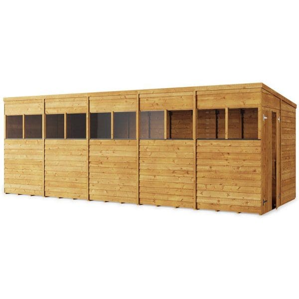 Overlap 20x8 Windowed Pent Shed - Image 2