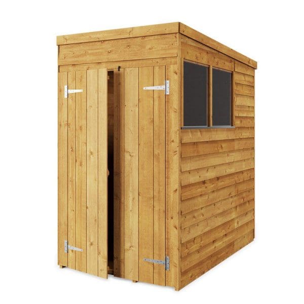 Overlap 4x6 Windowed Pent Shed
