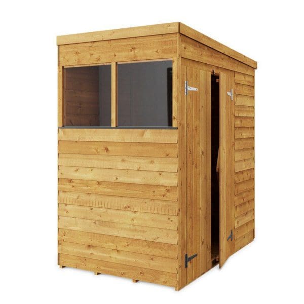 Overlap 4x6 Windowed Pent Shed - Image 2