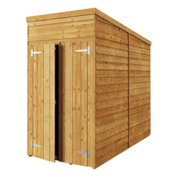 Overlap 4x8 Windowless Pent Shed