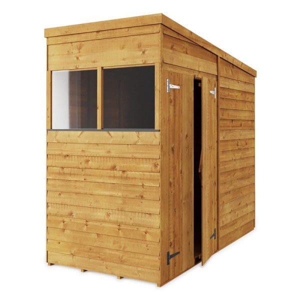 Overlap 4x8 Windowed Pent Shed - Image 2